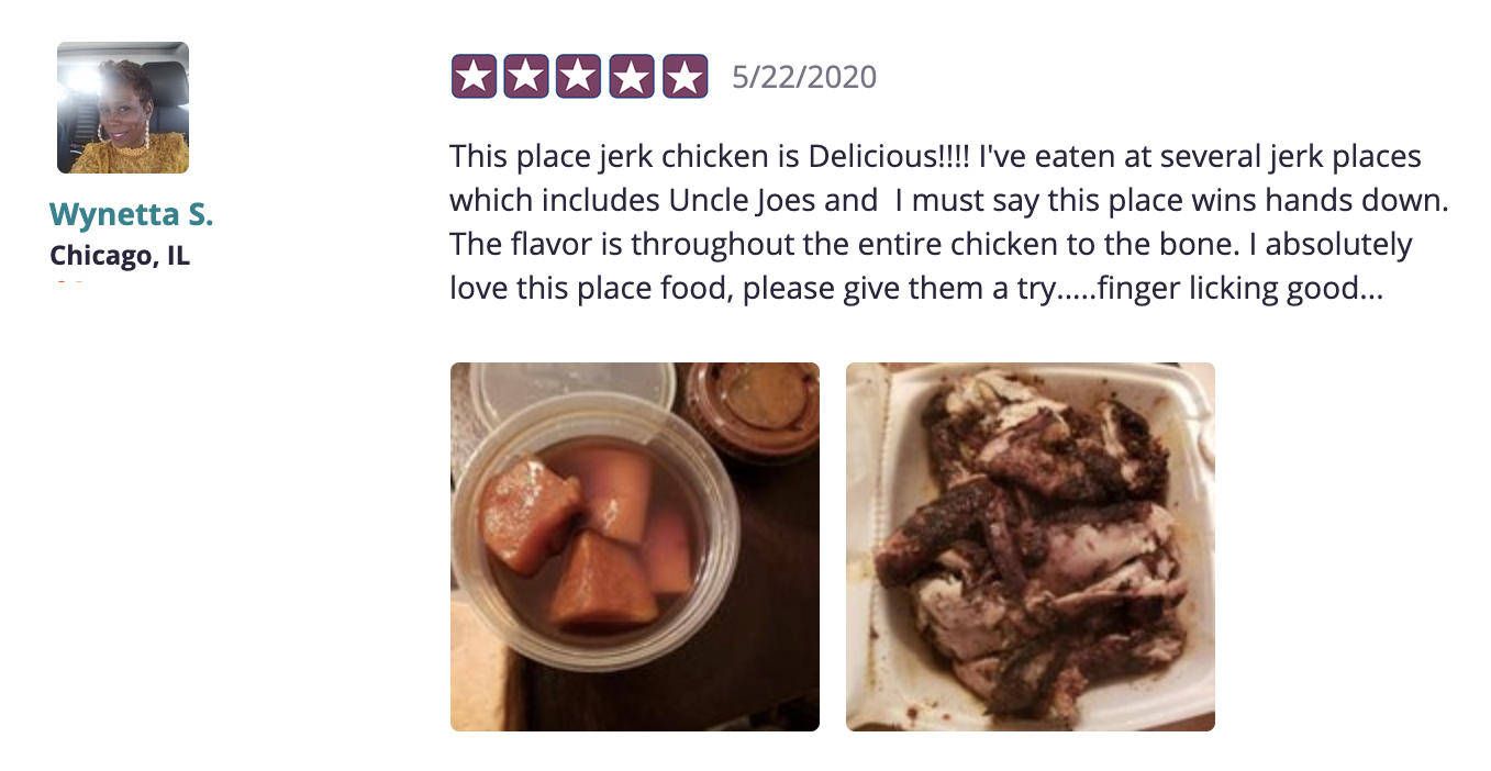 Black Business Marketplace - Jamaican Jerk Villa Reviews