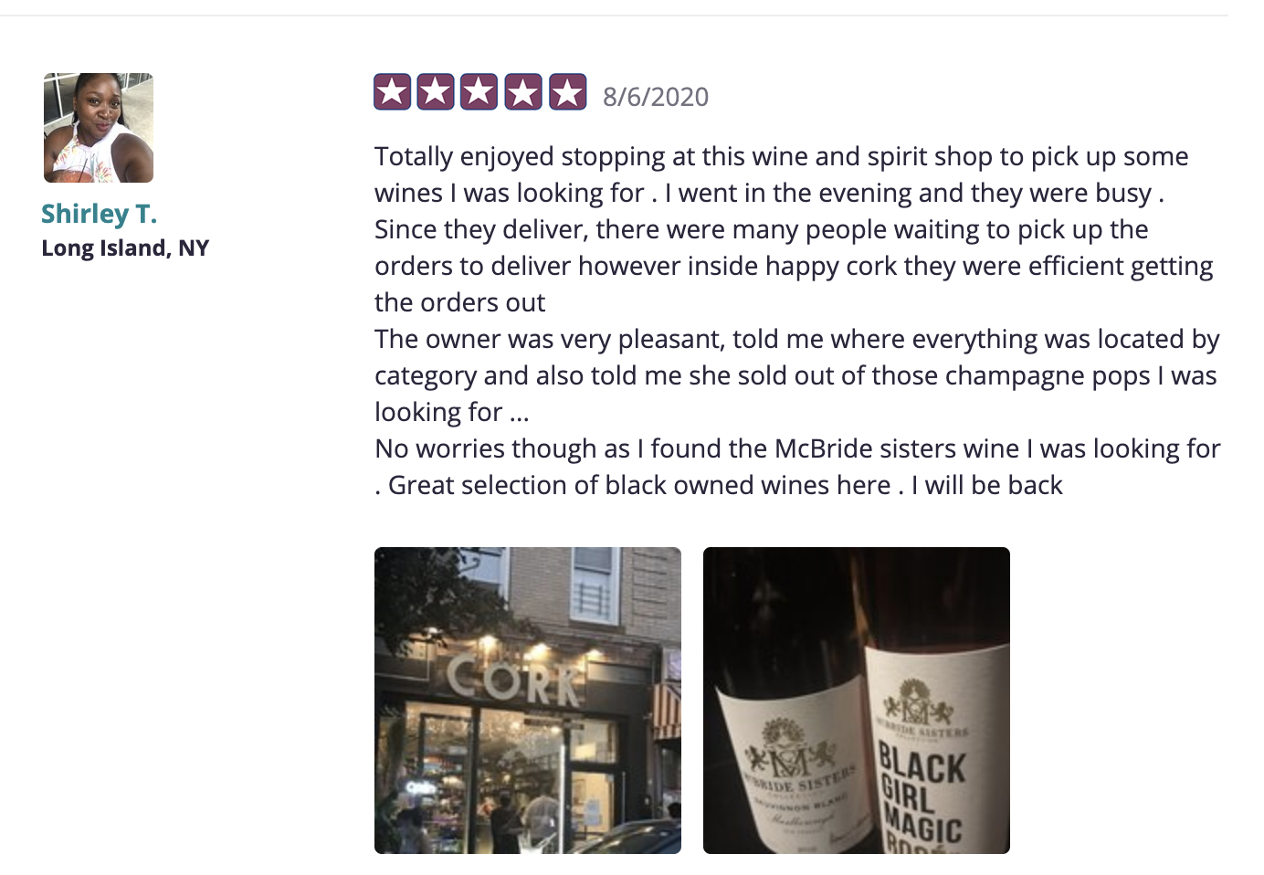 Black Business Marketplace - Happy Cork Wines and Spirits Reviews