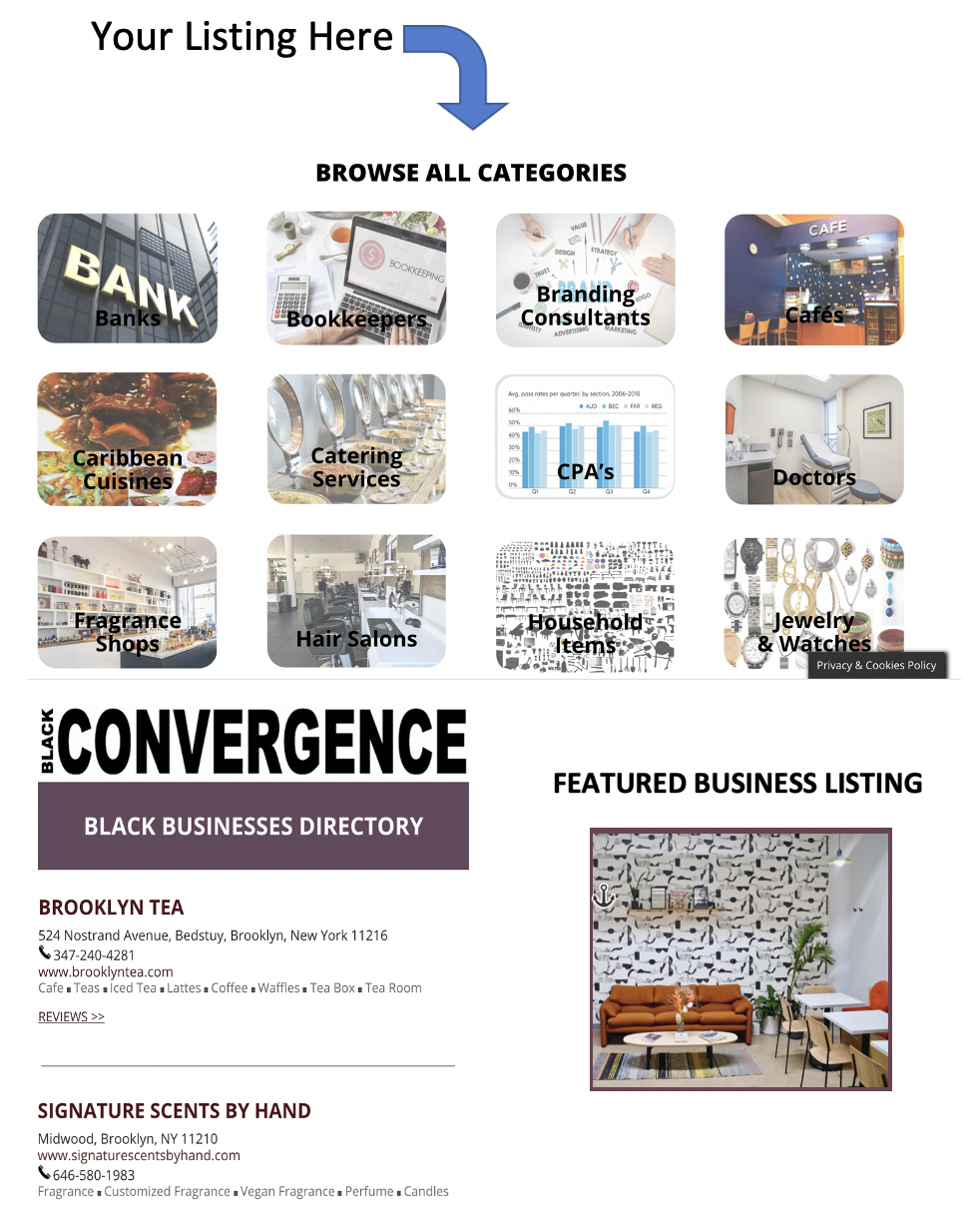 The Black Businesses Marketplace | Black Convergence