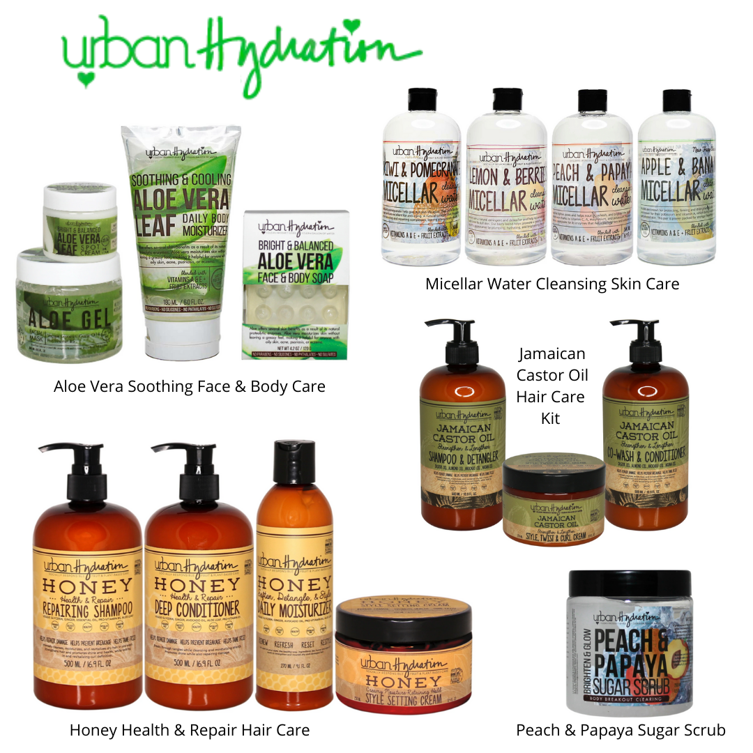 Urban Hydration Hair, Skin, and Body Care Products for beautiful, healthy hair and skin